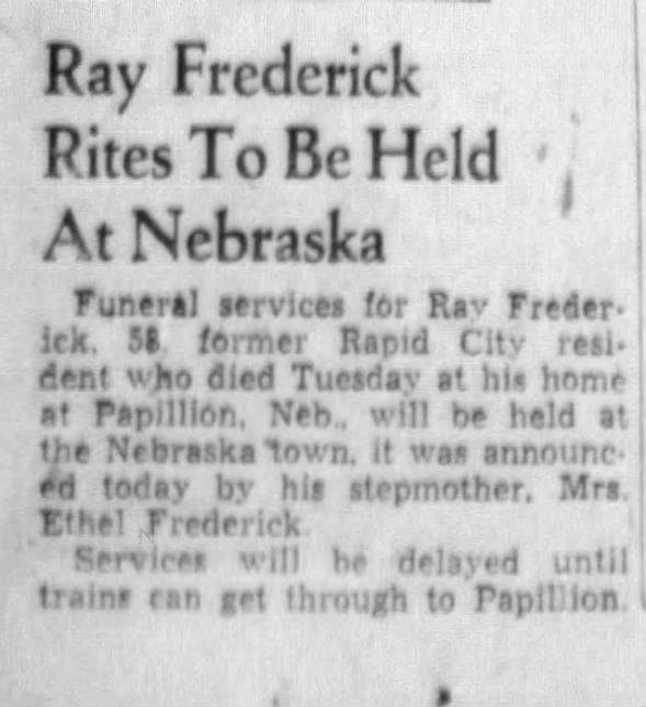 Clipping from Rapid City Journal